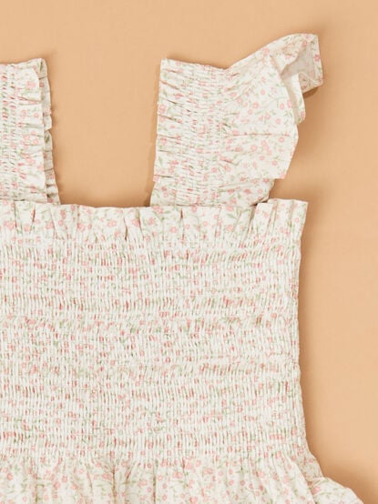 Esme Floral Smocked Dress - TULLABEE