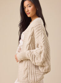 Luna Open Front Cardigan Detail 4 - TULLABEE