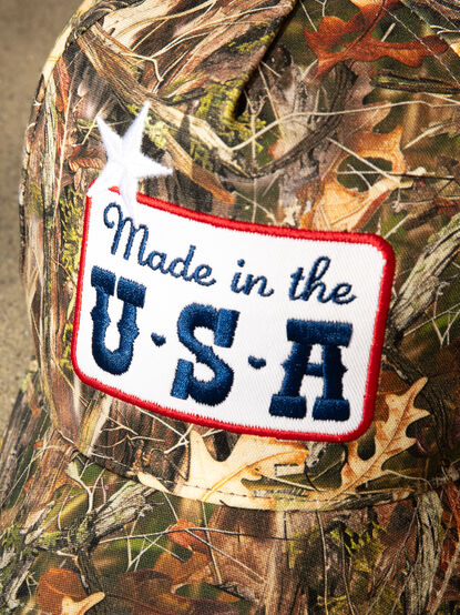 Made in USA Camo Trucker Hat - TULLABEE