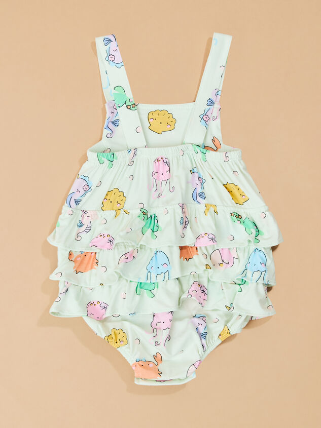 Underwater Whimsy Sunsuit Detail 3 - TULLABEE