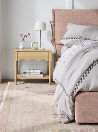 Amelia Upholstered Bed Detail 2 - TULLABEE