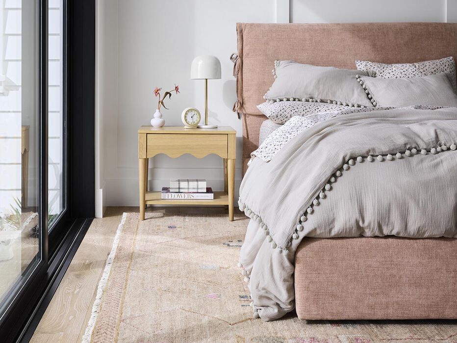 Amelia Upholstered Bed - TULLABEE - 