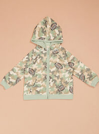 Camo Kickoff Hoodie and Jogger Set Detail 2 - TULLABEE