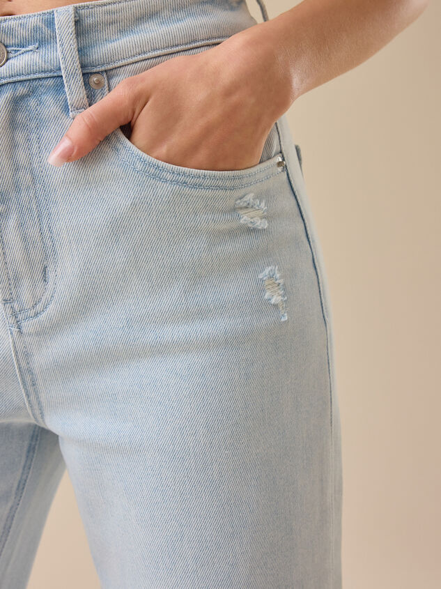 Kensington Straight Leg Jeans Detail 3 - TULLABEE