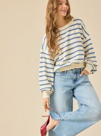 Brooke Textured Striped Top - TULLABEE