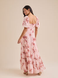 Alayna Floral Maxi Dress Detail 4 - TULLABEE