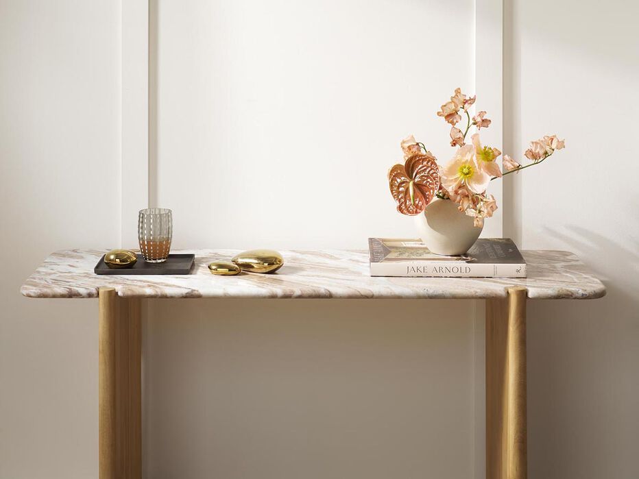 Moss Wood Console/Desk - TULLABEE - 