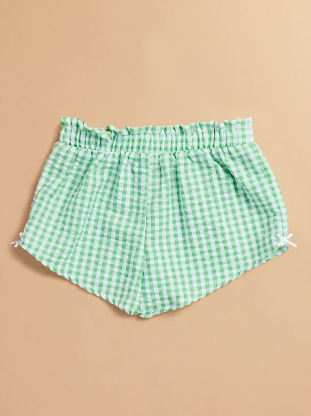 Camilla Gingham Short Detail 3 - TULLABEE