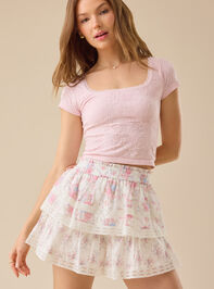 Raleigh Floral Layered Lace Shorts - TULLABEE
