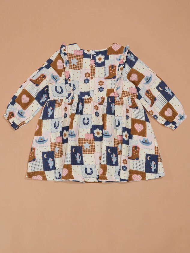 Paige Patchwork Dress and Legging Set Detail 3 - TULLABEE