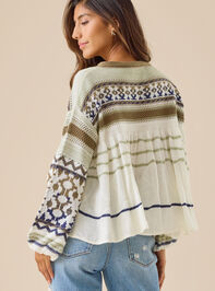 Belle Boho Babydoll Sweater Detail 4 - TULLABEE
