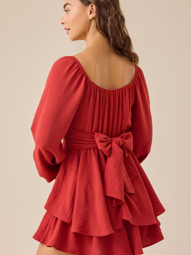 Marisol Crossover Romper Detail 2 - TULLABEE