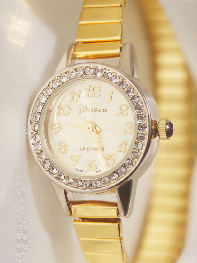 Crystal Stretch Watch Detail 3 - TULLABEE