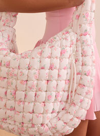 Proficient Floral Quilted Puffer Shoulder Bag Detail 5 - TULLABEE