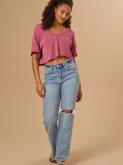 Alessia Ribbed Top - TULLABEE