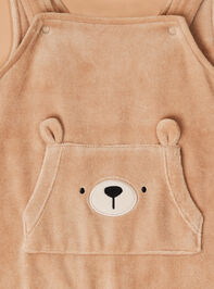 Brother Bear Velour Overall Detail 3 - TULLABEE