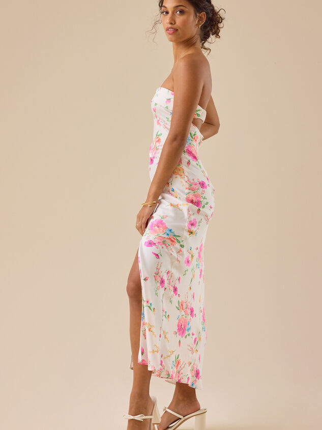 Emma Kate Floral Maxi Dress Detail 4 - TULLABEE