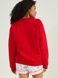 Mama Claus Graphic Sweatshirt Detail 4 - TULLABEE