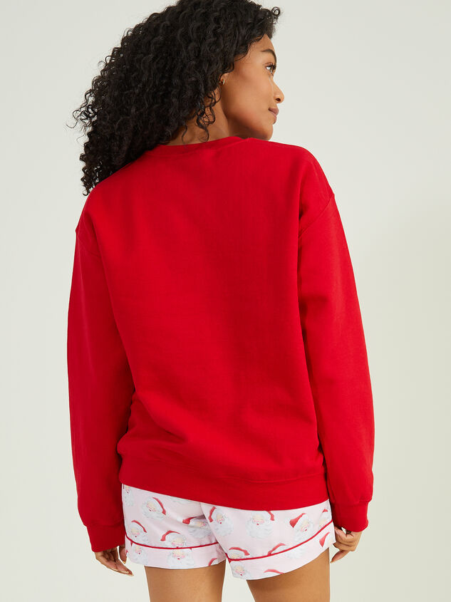 Mama Claus Graphic Sweatshirt Detail 4 - TULLABEE