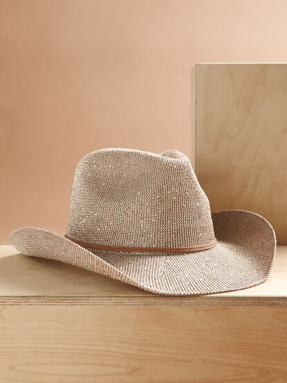 Harper Sequin Cowboy Hat - TULLABEE