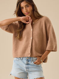 Greda Boxy Button Up Sweater - TULLABEE