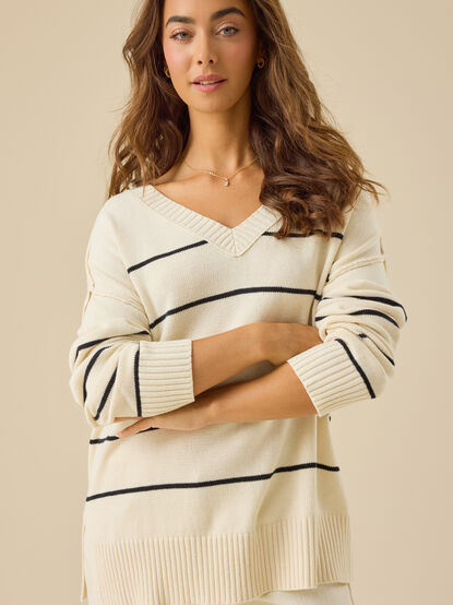 Sam Striped Sweater - TULLABEE
