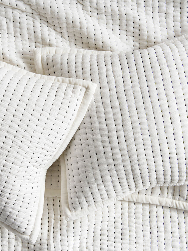 Sorrel Cotton Single Sham Detail 3 - TULLABEE