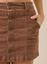 Amber Corduroy Mini Skort Detail 2 - TULLABEE