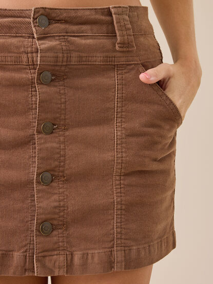 Amber Corduroy Mini Skort - TULLABEE