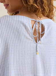 Radda Stripe Boho Top Detail 8 - TULLABEE