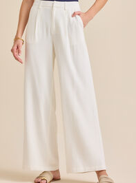 Kay Linen Trouser Detail 2 - TULLABEE