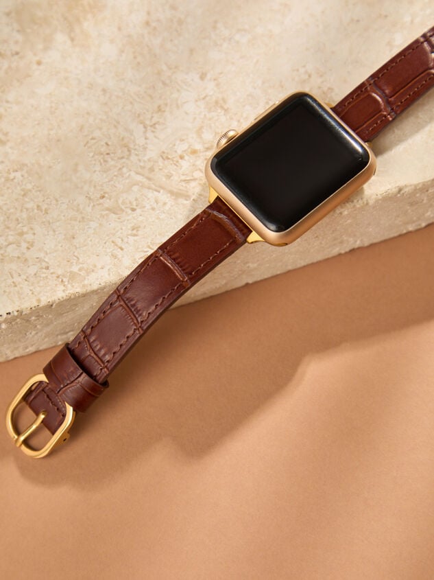 Vegan Leather Smart Watch Band Detail 3 - TULLABEE