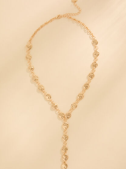 Hammered Coin Necklace - TULLABEE