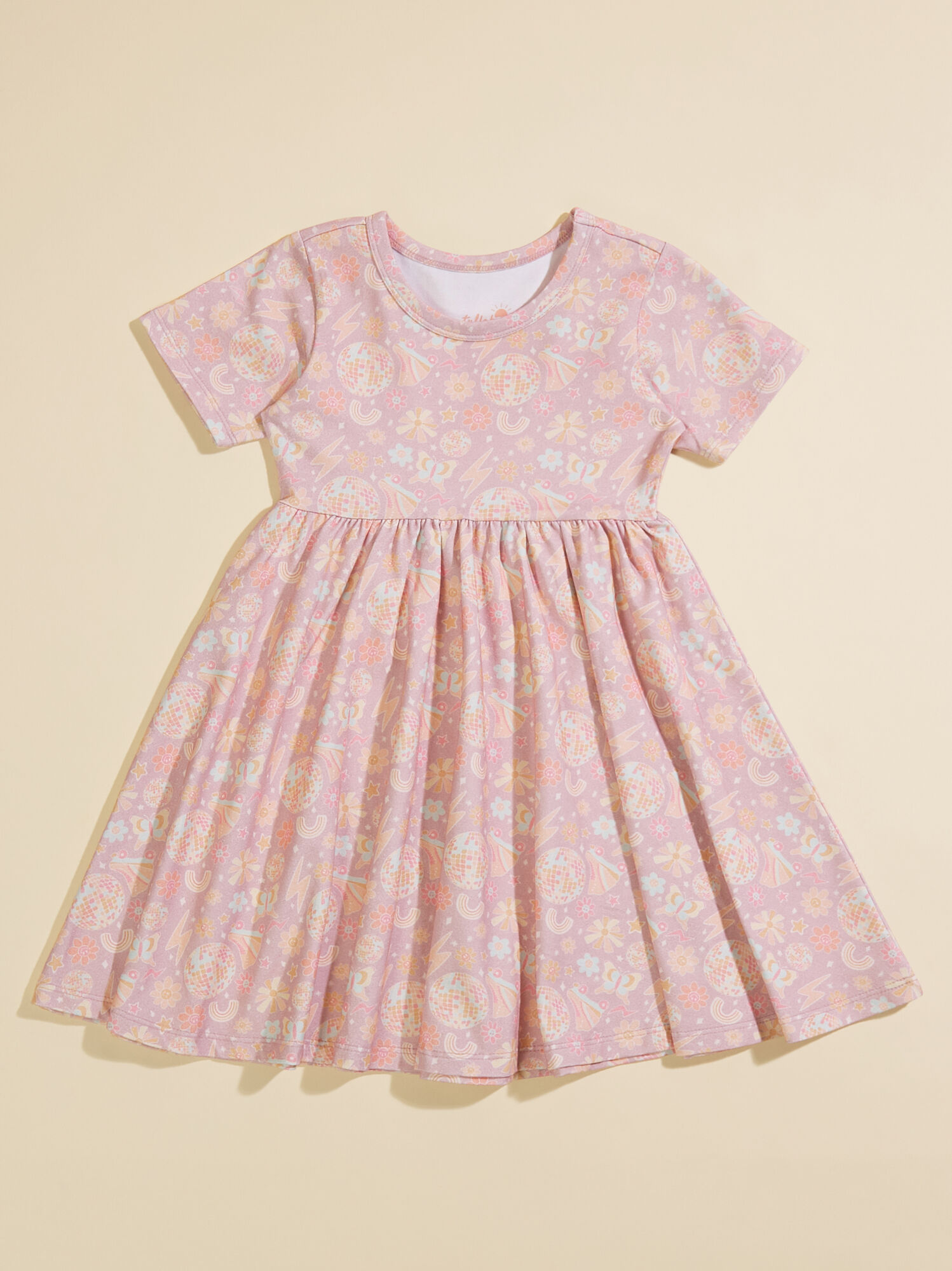 Groovy Disco Pink Dress Tullabee