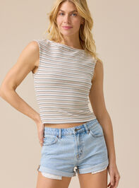 Lydiana Cuffed Jean Shorts - TULLABEE