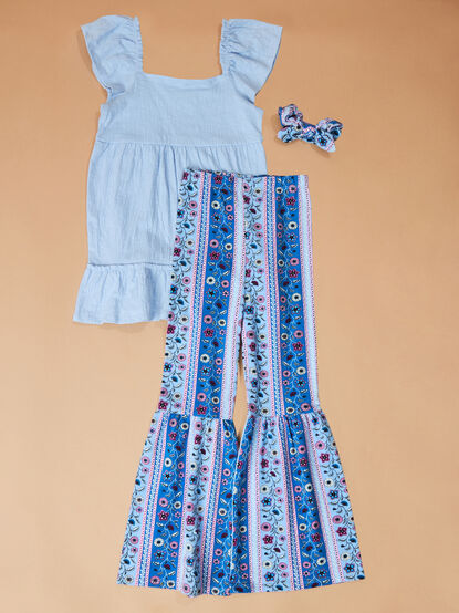 Groovy Floral Toddler Set - TULLABEE