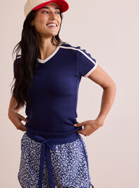 Goal Getter Fitted Tee Detail 3 - TULLABEE