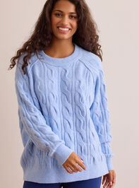 Daydream Cable Knit Sweater Detail 2 - TULLABEE