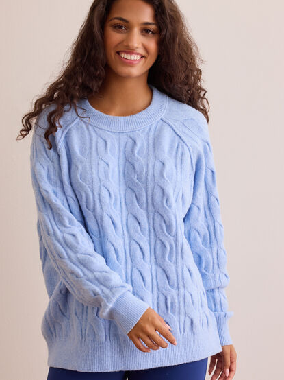 Daydream Cable Knit Sweater - TULLABEE