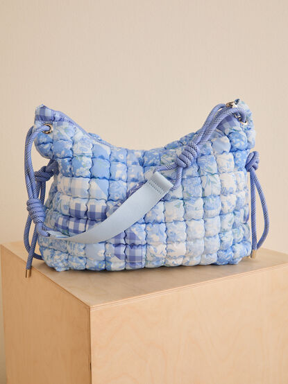 Rope And Bloom Quilted Shoulder Bag - TULLABEE