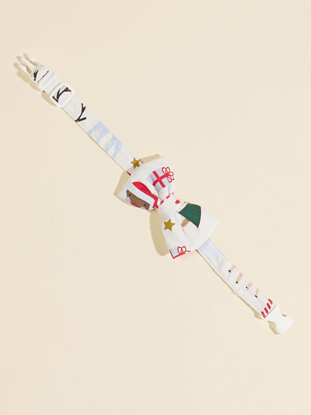 Santa Friends Pet Bow Tie Detail 3 - TULLABEE