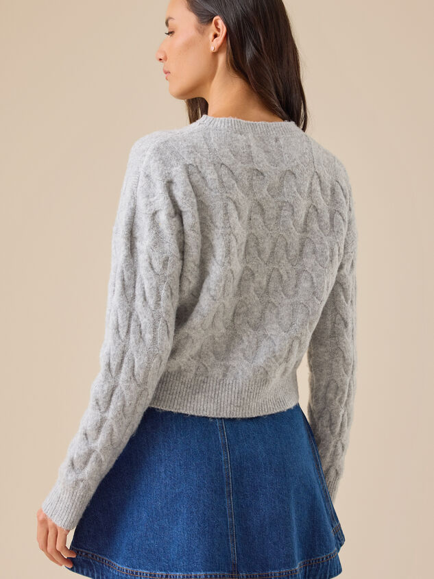 Jane Cable Sweater Detail 5 - TULLABEE