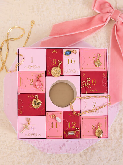 12 Days of Charms Jewelry Wreath Advent Calendar - TULLABEE