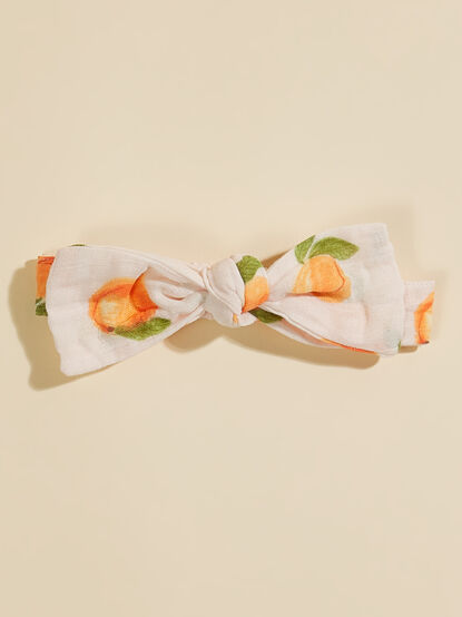 Sweet Peach Bow Headband - TULLABEE