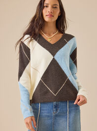 Mika Argyle Sweater - TULLABEE