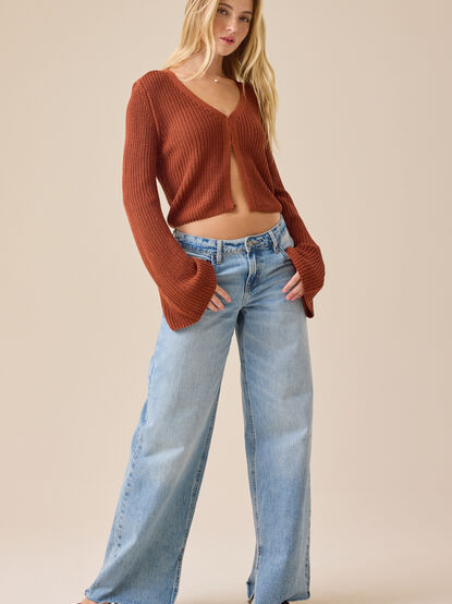 Billie Knit Cropped Cardigan - TULLABEE