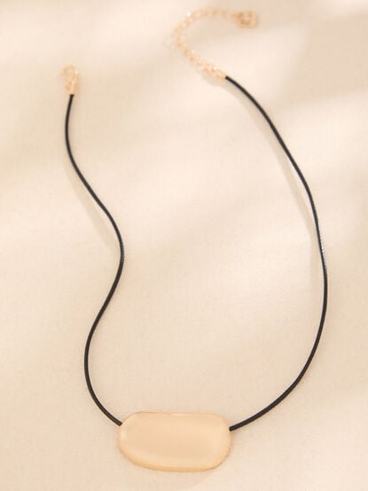 Organic Gold Cord Bean Choker - TULLABEE