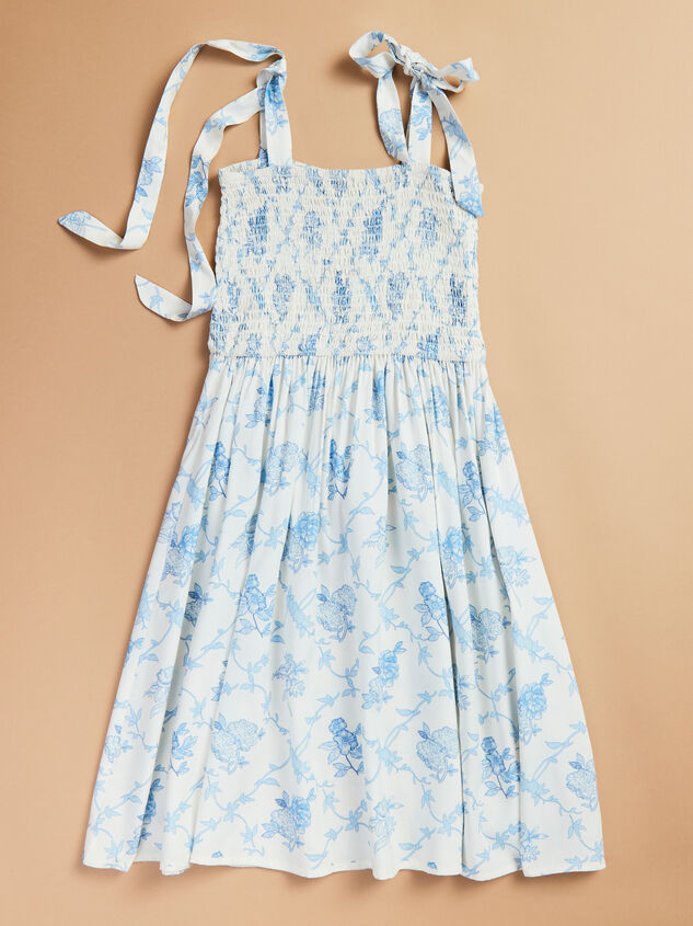 Avani Floral Mini Dress Detail 3 - TULLABEE