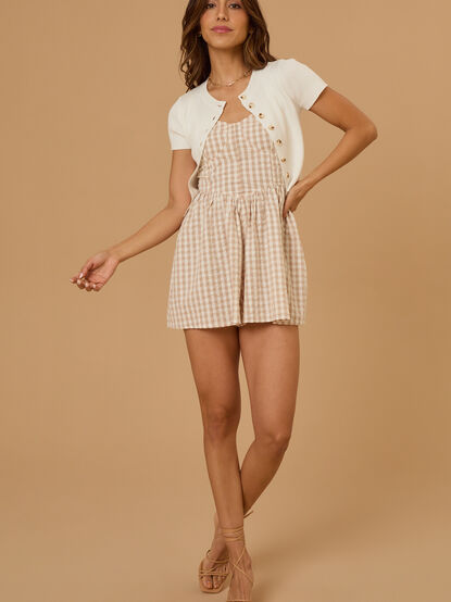 Riley Ribbed Button Up Knit Top - TULLABEE