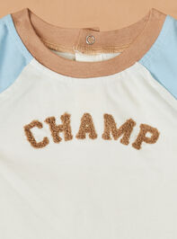 Little Champ Jumpsuit by Mud Pie Detail 2 - TULLABEE